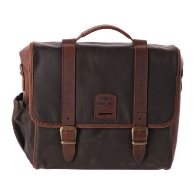 970938 - Longride, click-on Classic saddlebag waxed cotton. Khaki