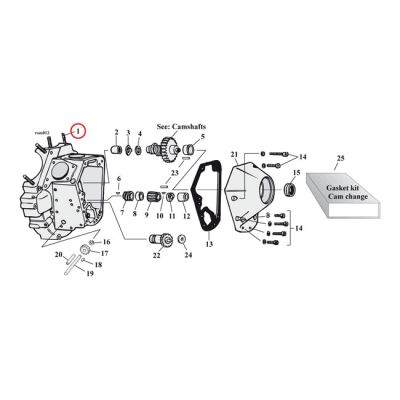 971122 - GARDNER-WESTCOTT CYLINDER BASE STUD SET