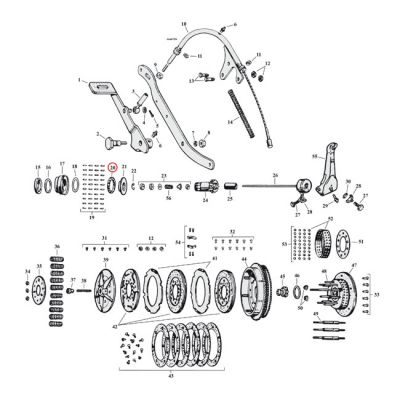 971274 - MCS Thrust bearing, transmission main drive gear
