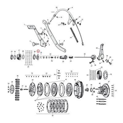 971275 - Samwel Race, thrust bearing main drive gear