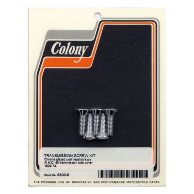 971364 - Colony bolt set, transmission side cover. Chrome