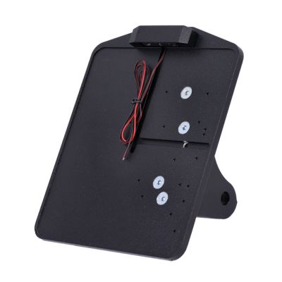 972587 - CPV, Dyna shock mount license plate bracket kit DE. Black