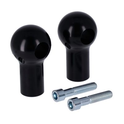 972872 - CPV CPC, round top 3" riser set. Black