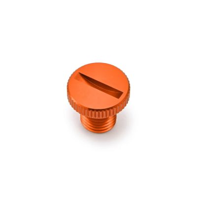 975344 - Daytona, mirror hole plug. Orange. LHT