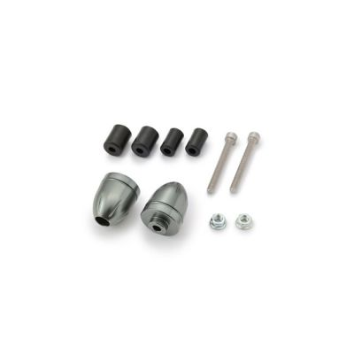 975357 - Daytona, Bullet handlebar end. Gray