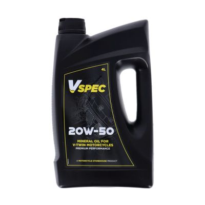 975486 - Vspec, 20W50 (mineral) motor oil. 4 liter bottle