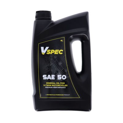975501 - Vspec, SAE 50 (Mineral) motor oil. 4 liter bottle