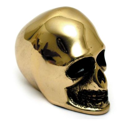 977582 - MCS Shift lever knob. Polished brass skull