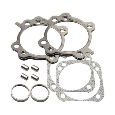 977941 - S&S, cylinder head/base & exhaust gasket kit. 4-1/8" bore