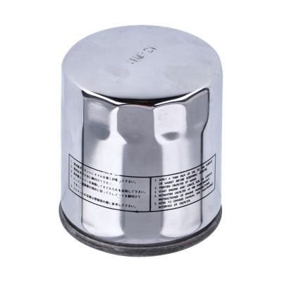 979869 - Athena, spin-on oil filter. Chrome