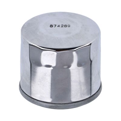 979871 - Athena, spin-on oil filter. Chrome