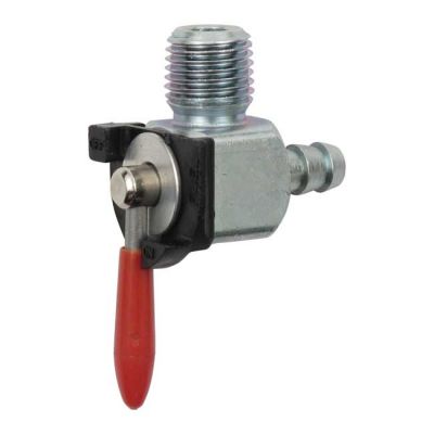 980210 - MCS RED HANDLE PETCOCK, REAR OUTLET