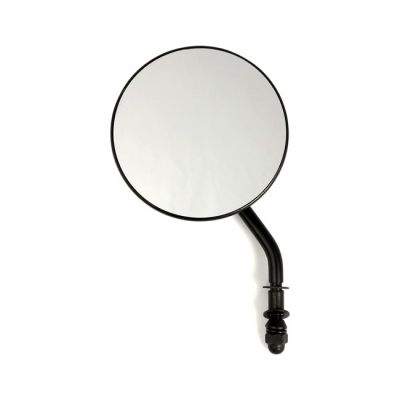 980485 - MCS 4" Round Custom mirror, left. Black