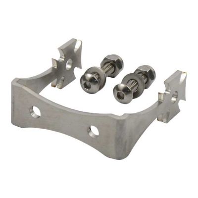 982205 - HKC, Retro tallight bracket. Stainless steel. Maltese Cross