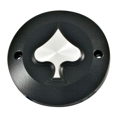 982253 - HKC point cover 2-hole. Spade, black