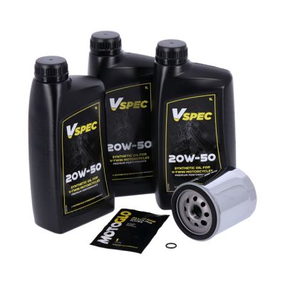 985786 - MCS, engine oil service kit. 20W50 Synthetic