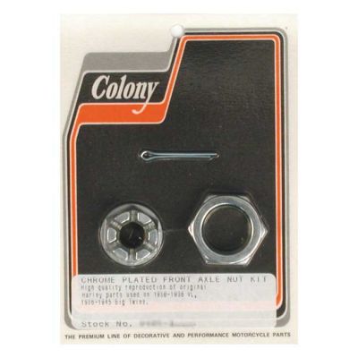 989354 - COLONY AXLE NUT KIT. FRONT