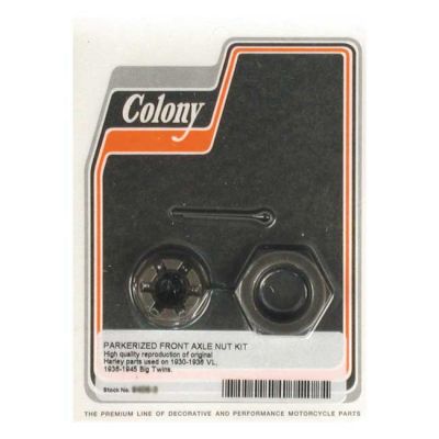 989355 - COLONY AXLE NUT KIT. FRONT