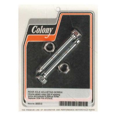 989376 - COLONY AXLE ADJUSTER KIT, DOMED HEX
