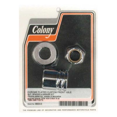 989395 - COLONY AXLE SPACER KIT FRONT, GROOVED