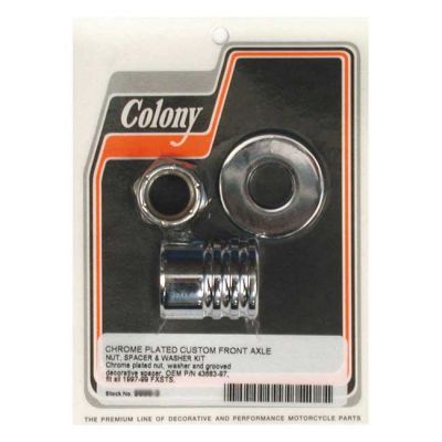 989397 - COLONY AXLE SPACER KIT FRONT, GROOVED