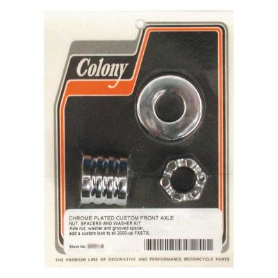 989399 - COLONY AXLE SPACER KIT FRONT, GROOVED