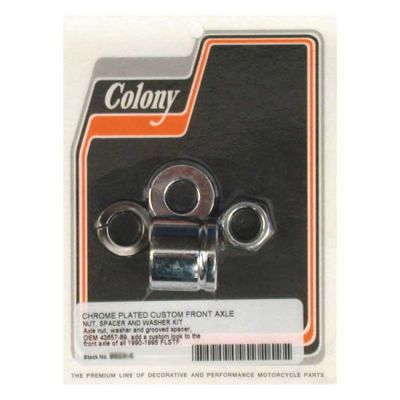 989401 - COLONY AXLE SPACER KIT FRONT, GROOVED