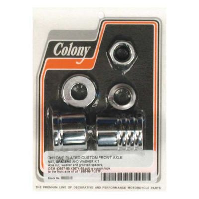 989403 - COLONY AXLE SPACER KIT FRONT, GROOVED