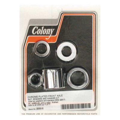 989406 - COLONY AXLE SPACER KIT FRONT, SMOOTH