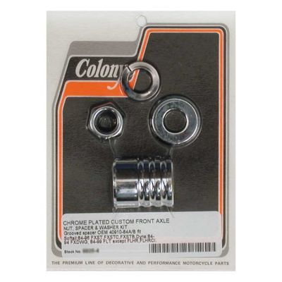 989411 - COLONY AXLE SPACER KIT FRONT, GROOVED