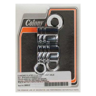 989413 - COLONY AXLE SPACER KIT FRONT, GROOVED