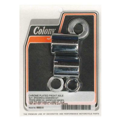 989414 - COLONY AXLE SPACER KIT FRONT, SMOOTH