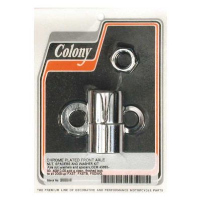 989416 - COLONY AXLE SPACER KIT FRONT, SMOOTH