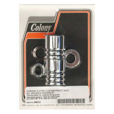989420 - COLONY AXLE SPACER KIT FRONT, GROOVED