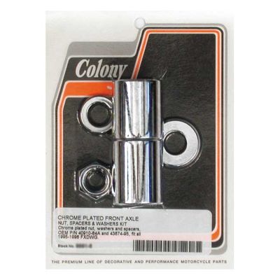989421 - COLONY AXLE SPACER KIT FRONT, SMOOTH