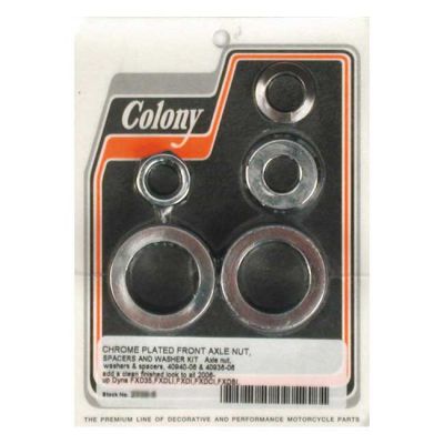 989427 - COLONY AXLE SPACER KIT FRONT, SMOOTH