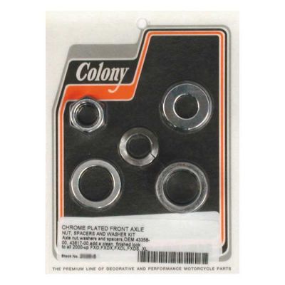 989431 - COLONY AXLE SPACER KIT FRONT, SMOOTH
