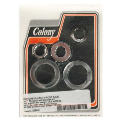 989432 - COLONY AXLE SPACER KIT FRONT, SMOOTH