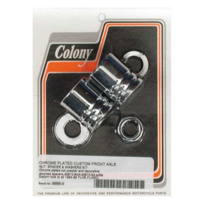 989435 - COLONY AXLE SPACER KIT FRONT, GROOVED