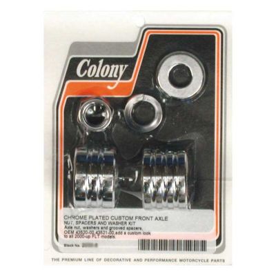 989437 - COLONY AXLE SPACER KIT FRONT, GROOVED