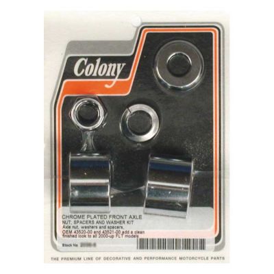 989438 - COLONY AXLE SPACER KIT FRONT, SMOOTH