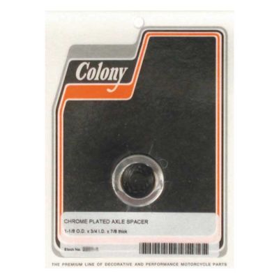 989447 - COLONY UNIV. AXLE SPACERS 7/8 INCH LONG
