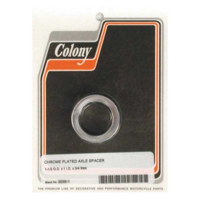 989454 - COLONY UNIV. AXLE SPACERS 3/4 INCH LONG