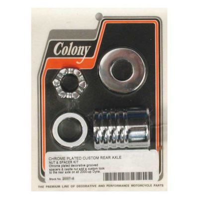 989459 - COLONY AXLE SPACER KIT REAR, GROOVED