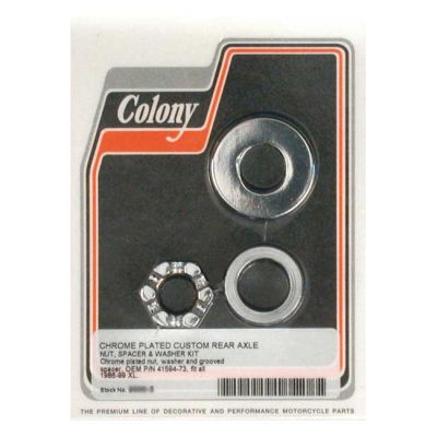 989462 - COLONY AXLE SPACER KIT REAR, GROOVED