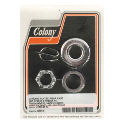 989463 - COLONY AXLE SPACER KIT REAR, SMOOTH