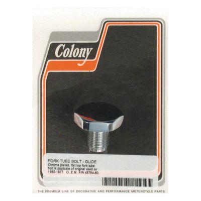 989706 - COLONY, FORK TUBE CAP BOLTS