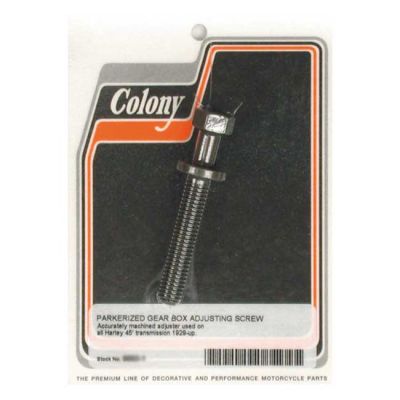 989714 - Colony, transmission adjuster bolt. Black parkerized