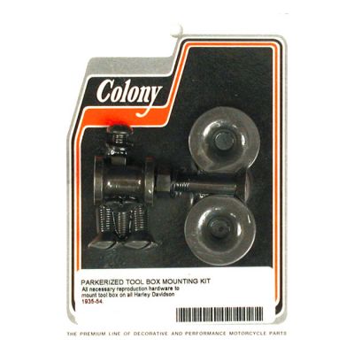 989908 - Colony, 35-54 tool box mount kit. Black
