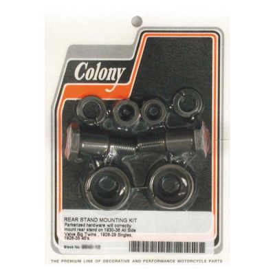 989966 - Colony, rear stand mount kit. Black